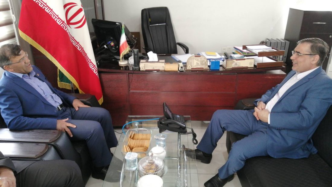 دیدار مدیر مخابرات منطقه فارس با معاون هماهنگی امور اقتصادی استانداری