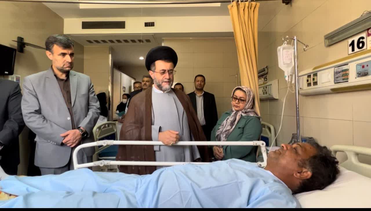 رئیس کلدادگستری فارس از مصدومین حادثه انفجار بندر عباس عیادت کرد