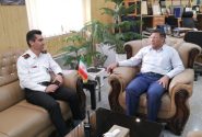 دیدار مدیر مخابرات منطقه فارس با رییس سازمان آتش‌نشانی و خدمات ایمنی شهرداری شیراز