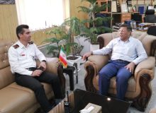دیدار مدیر مخابرات منطقه فارس با رییس سازمان آتش‌نشانی و خدمات ایمنی شهرداری شیراز