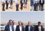 بازدید مدیر کل ومعاونین راه و شهرسازی فارس و نماینده مردم فسا در مجلس شورای اسلامی از پروژه‌های راه‌سازی در محورهای شرق فارس