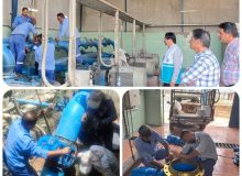  اتمام عملیات نصب شیرآلات در مسیر تکمیل ظرفیت خط ۲ انتقال آب سد درودزن در پمپاژ گلستان