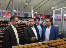 بازدید استاندار فارس از واحدهای تولیدی و صنایع  غذایی شهرک صنعتی بزرگ شیراز