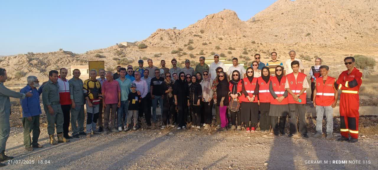 کارگاه مهار آتش برای همیاران و محیط‌بانان در پارک ملی بمو برگزار شد