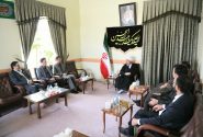 دیدار مدیریت تامین اجتماعی فارس با نماینده مقام معظم رهبری در استان فارس و امام جمعه شیراز 