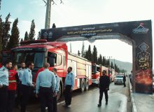 اعزام گسترده نیروها و تجهیزات شهرداری شیراز برای خدمت‌رسانی به زائران اربعین در مرز شلمچه