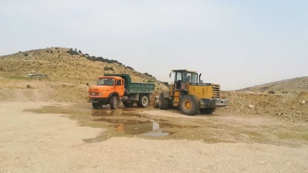 توقف عملیات برداشت مصالح از رودخانه قرهآغاج