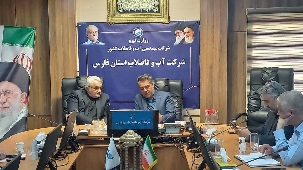 دیدار نماینده مردم شهرستان های جنوبی فارس با مدیرعامل آبفا استان