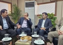 دیدار شهردار و رئیس شورای شهر صدرا با رئیس شورای هماهنگی بانک های استان فارس