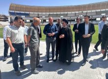 رئیس کل دادگستری و دادستان مرکز استان فارس از ورزشگاه پارس شیراز بازدید کردند