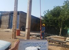 قطع انشعاب برق چاه‌های متخلف در استهبان