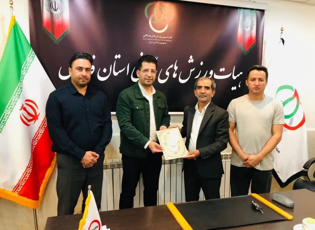 انتصاب مسئول کمیته داوطلبین ورزشی و خزانهدار هیأت ورزشهای همگانی فارس؛ گامی تازه در مسیر سازماندهی و توسعه
