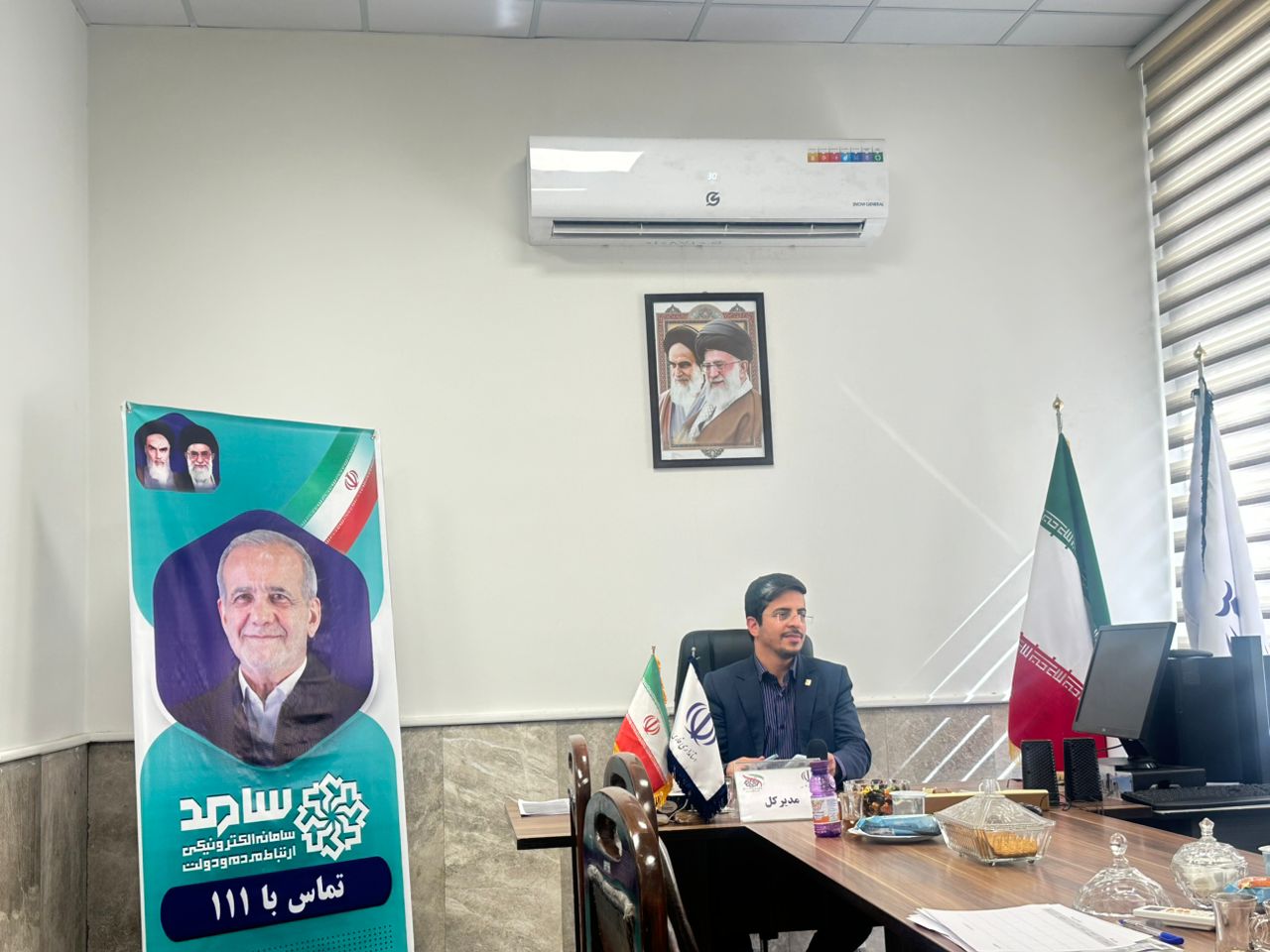 مدیر عامل شرکت نمایشگاههای بین المللی فارس در سامانه سامد پاسخگوی سؤالات شهروندان