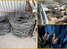 دستگیری ۵۰ سارق تجهیزات شبکه توزیع نیروی برق