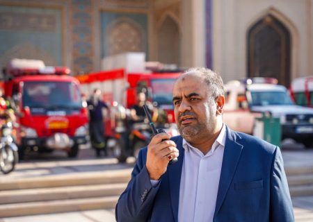برگزاری مانور «ایمنی، امداد و نجات»، در سوّمین حرم اهل‌بیت علیهم السلام