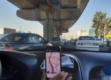 شهر از پشت شیشه جلو