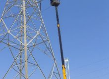 فاز نخست تعویض ۲۲۰ زنجیره مقره در خط ۱۳۲ کیلوولت لامرد-علامرودشت فارس