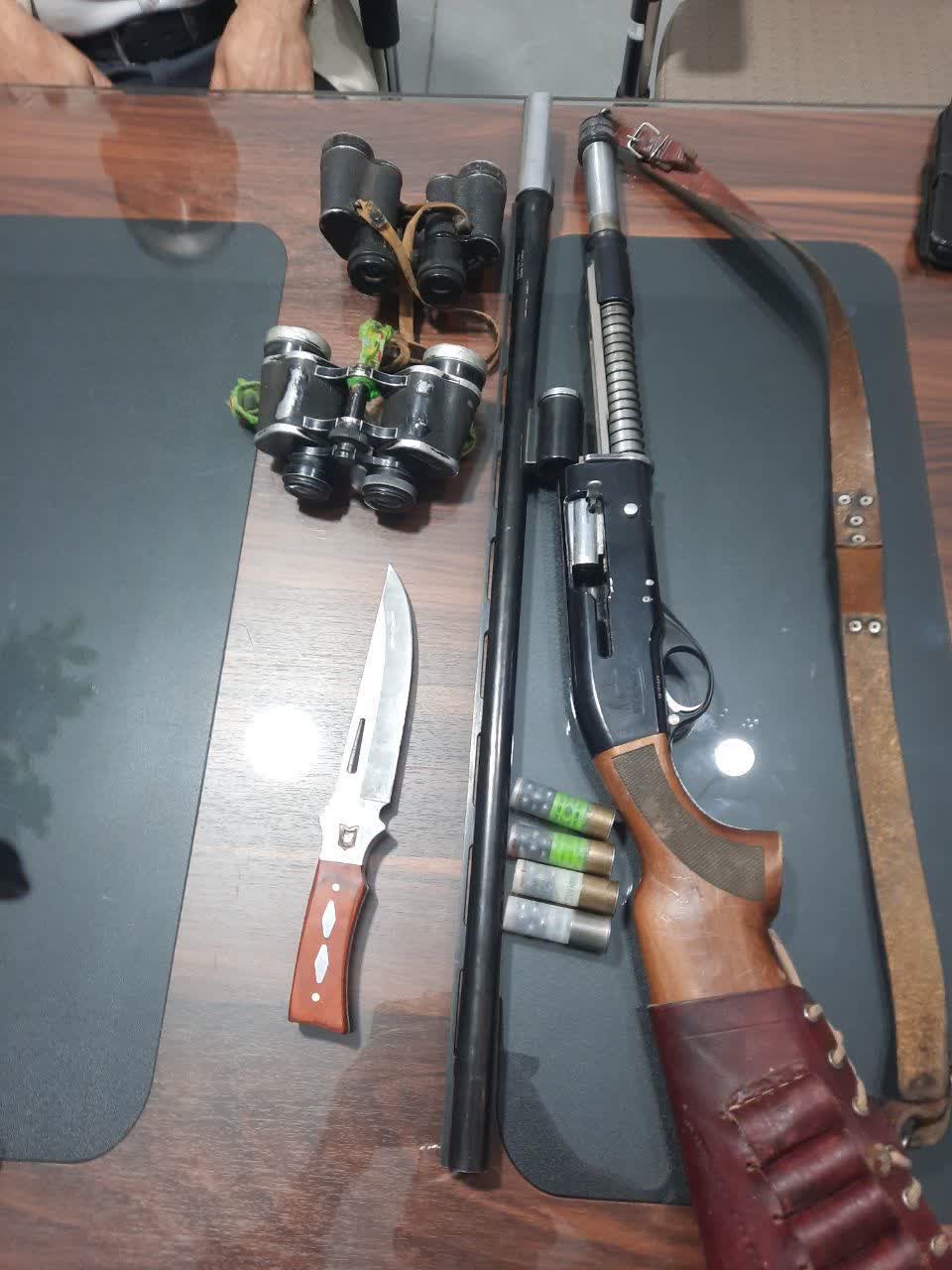 شکارچیان متخلف در دام یگان حفاظت پارک ملی بمو