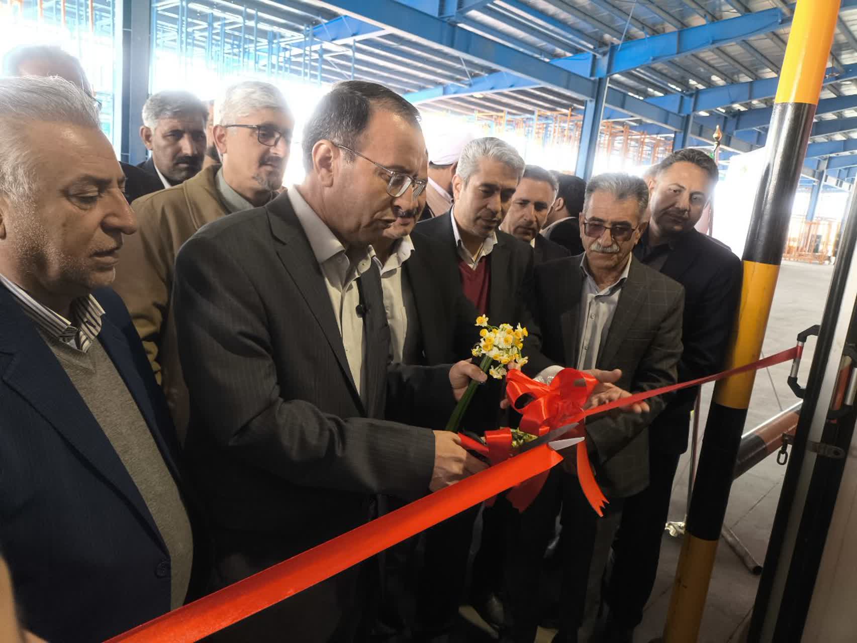 افتتاح سردخانه ذخیره و نگهداری مواد غذایی در شهرستان فسا